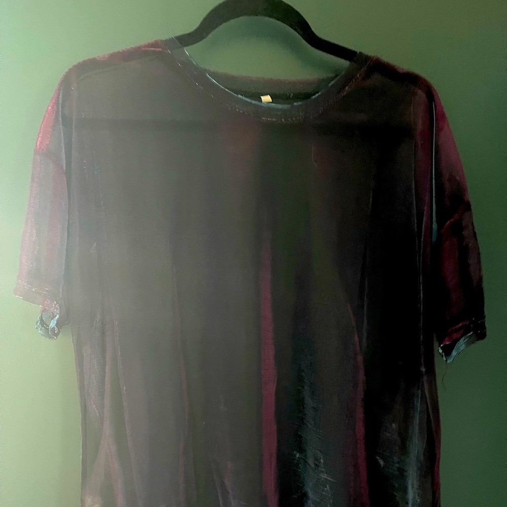 Sheer Oilspil Top